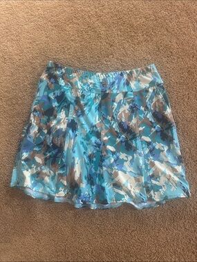 Tail Blue Teal and Brown Camo Active Skort with Pockets